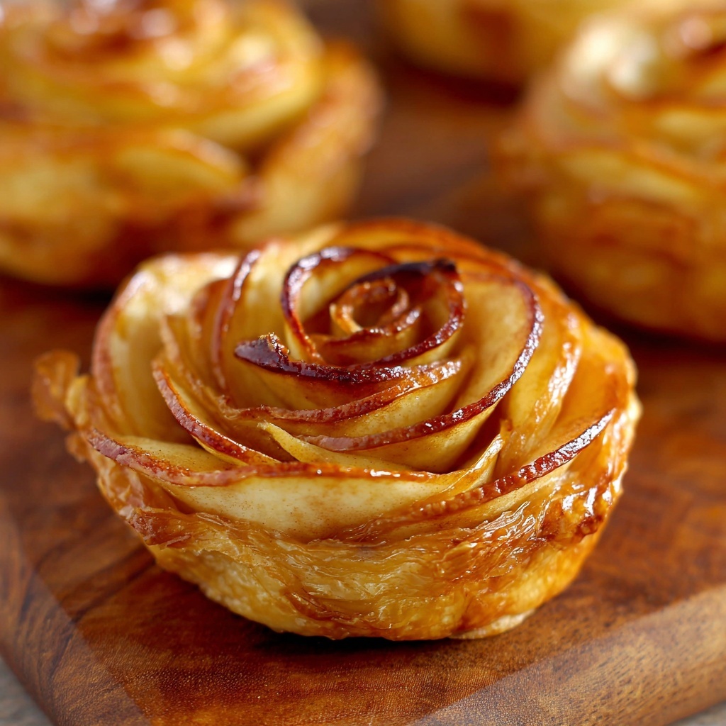 Caramel Apple Roses Recipe - Recipe Image