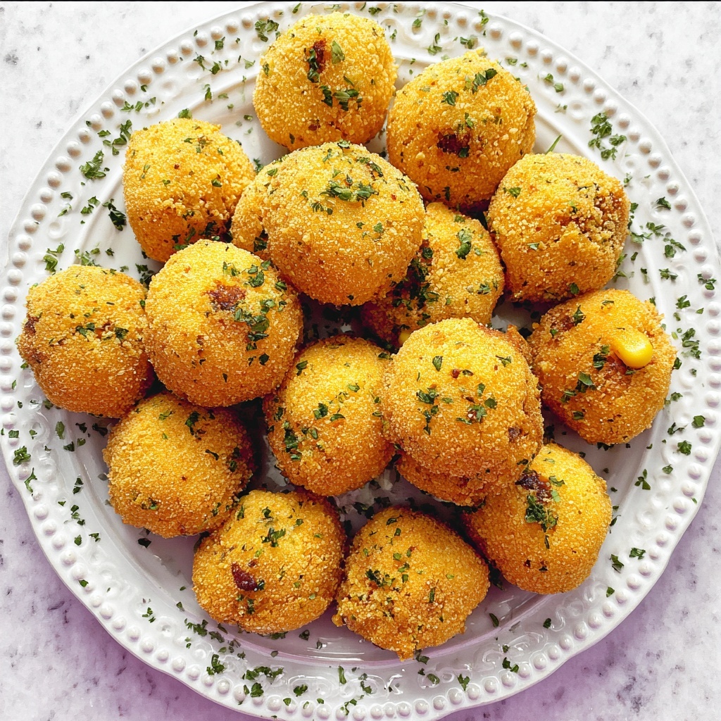 Air Fryer Hush Puppies Recipe - Recipe Image