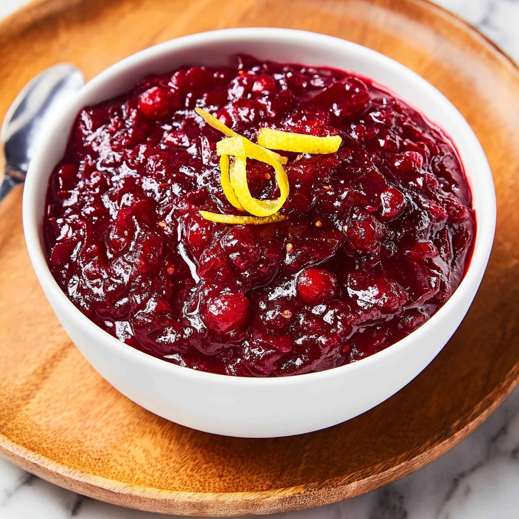 Homemade Cranberry Sauce Recipe - Recipe Image