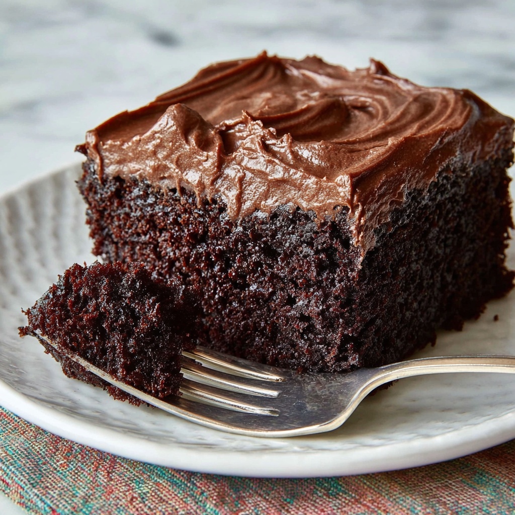 Sour Cream Chocolate Cake Recipe - Recipe Image