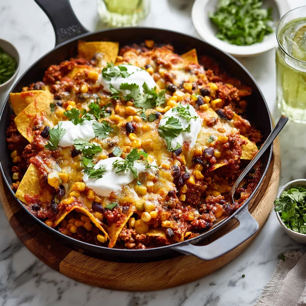 Beef Skillet Enchiladas Recipe - Recipe Image