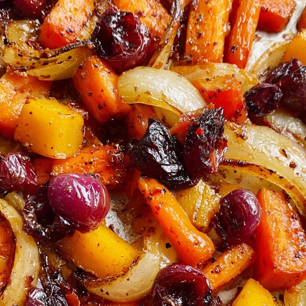 Savory Maple Dijon Roasted Carrots and Apples for Fall Recipe - Recipe Image