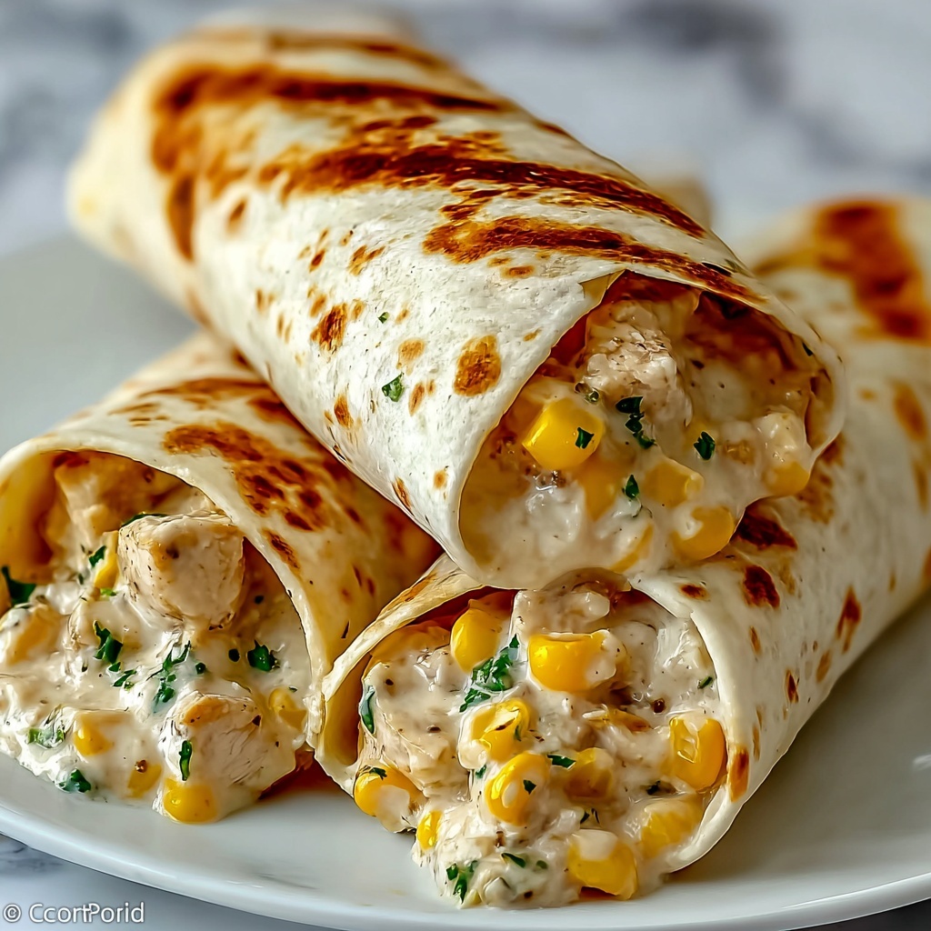 Quick Cheesy Chicken Wraps That Satisfy Your Cravings Recipe - Recipe Image