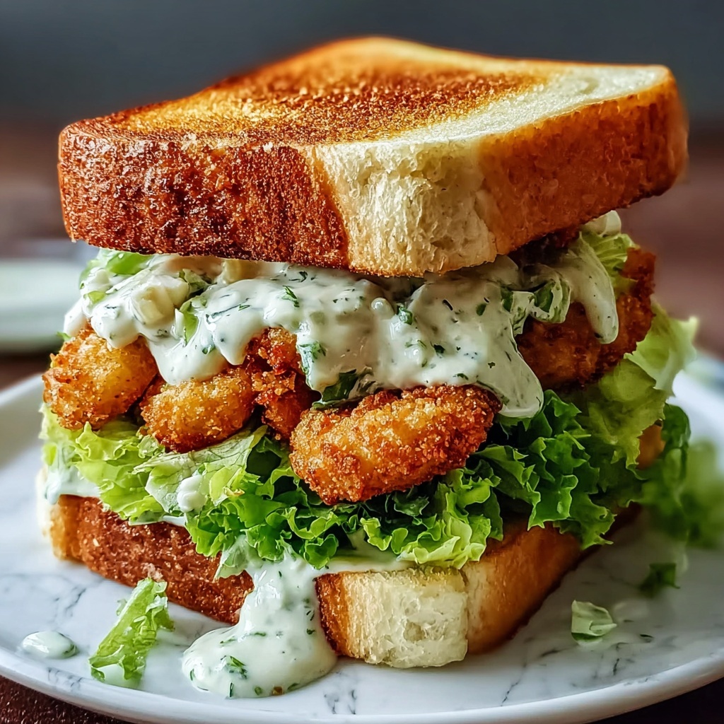 Crispy Crunchy Chicken Caesar Sandwich Recipe - Recipe Image