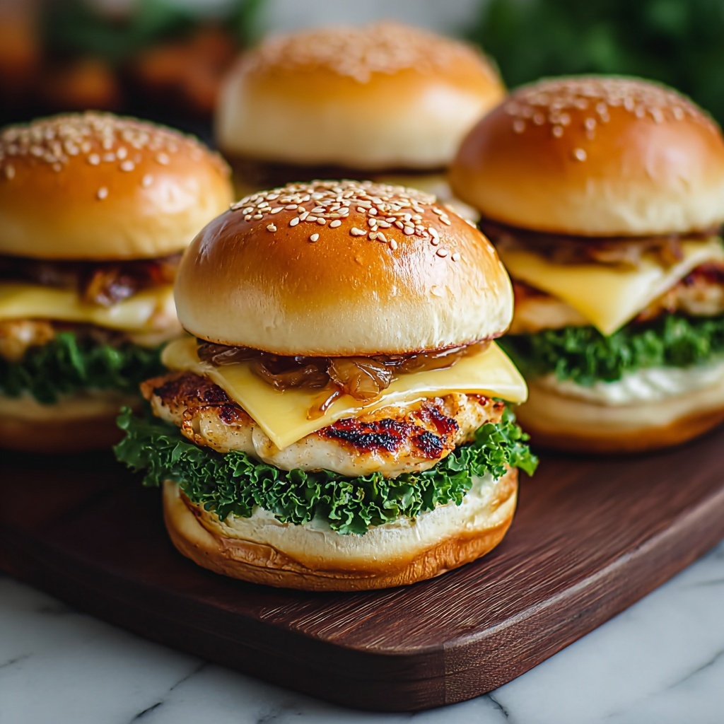 Honey Mustard Chicken Sliders: Irresistibly Crispy Flavor Bliss Recipe - Recipe Image