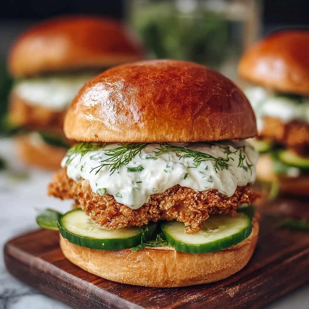 Crispy Dill Chicken Sandwich Recipe - Recipe Image
