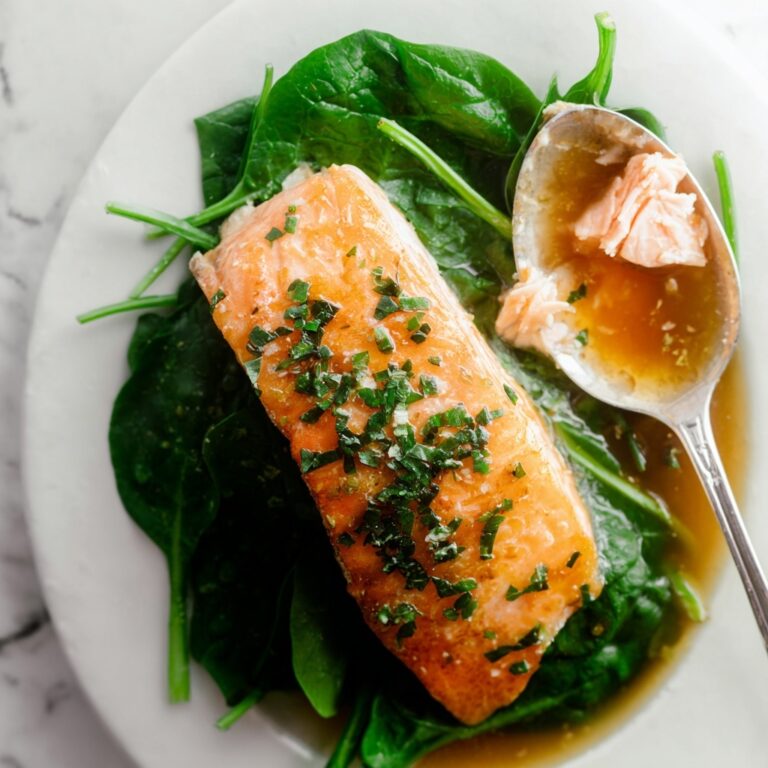 Honey Garlic Salmon Baked in Foil Recipe