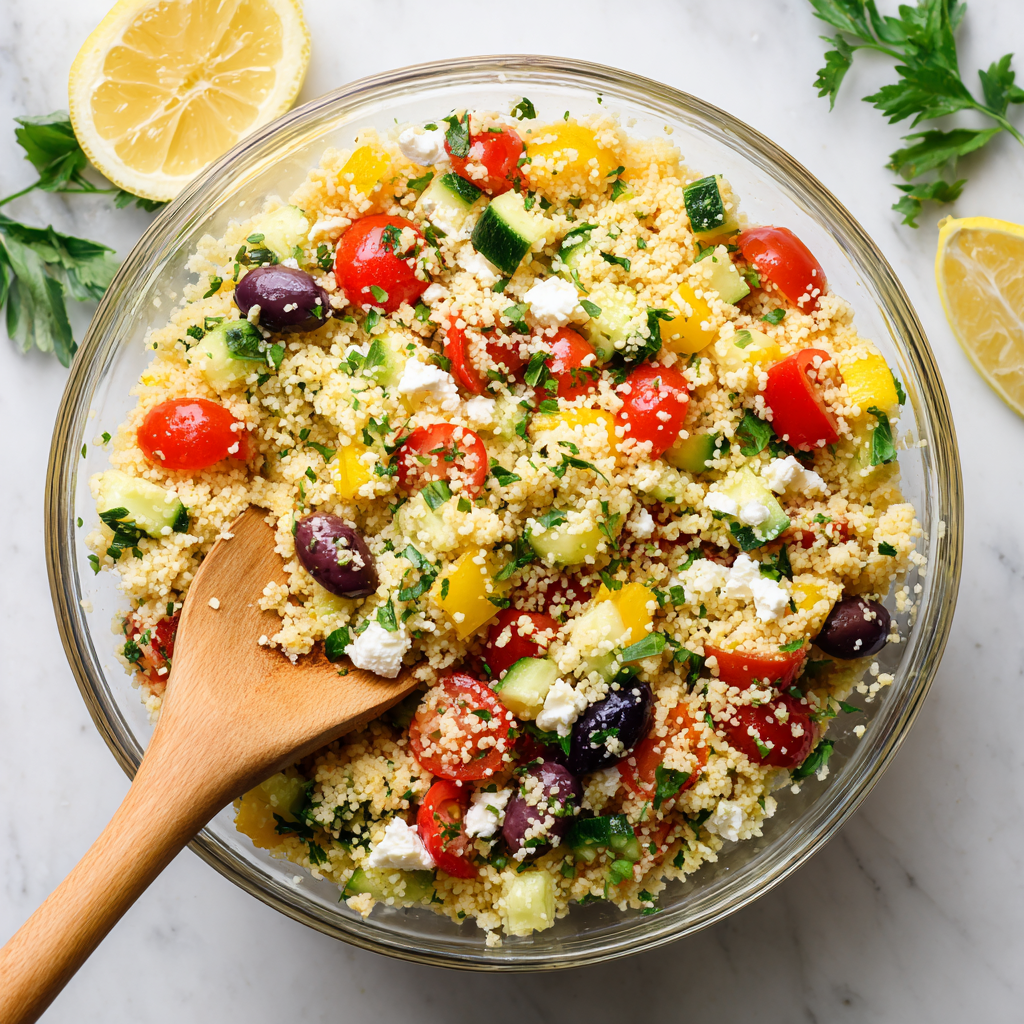 Mediterranean Couscous Salad Recipe - Recipe Image