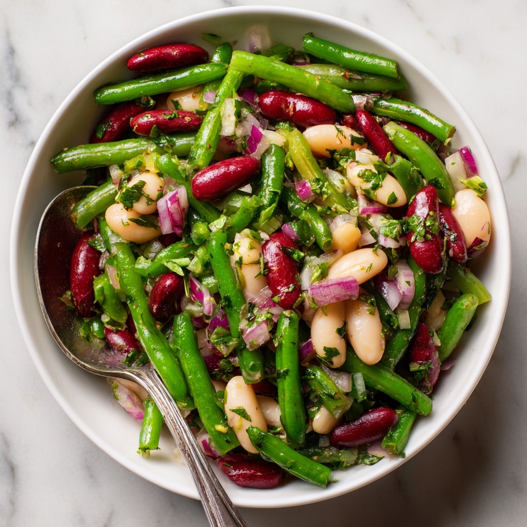 Three Bean Salad Recipe - Recipe Image