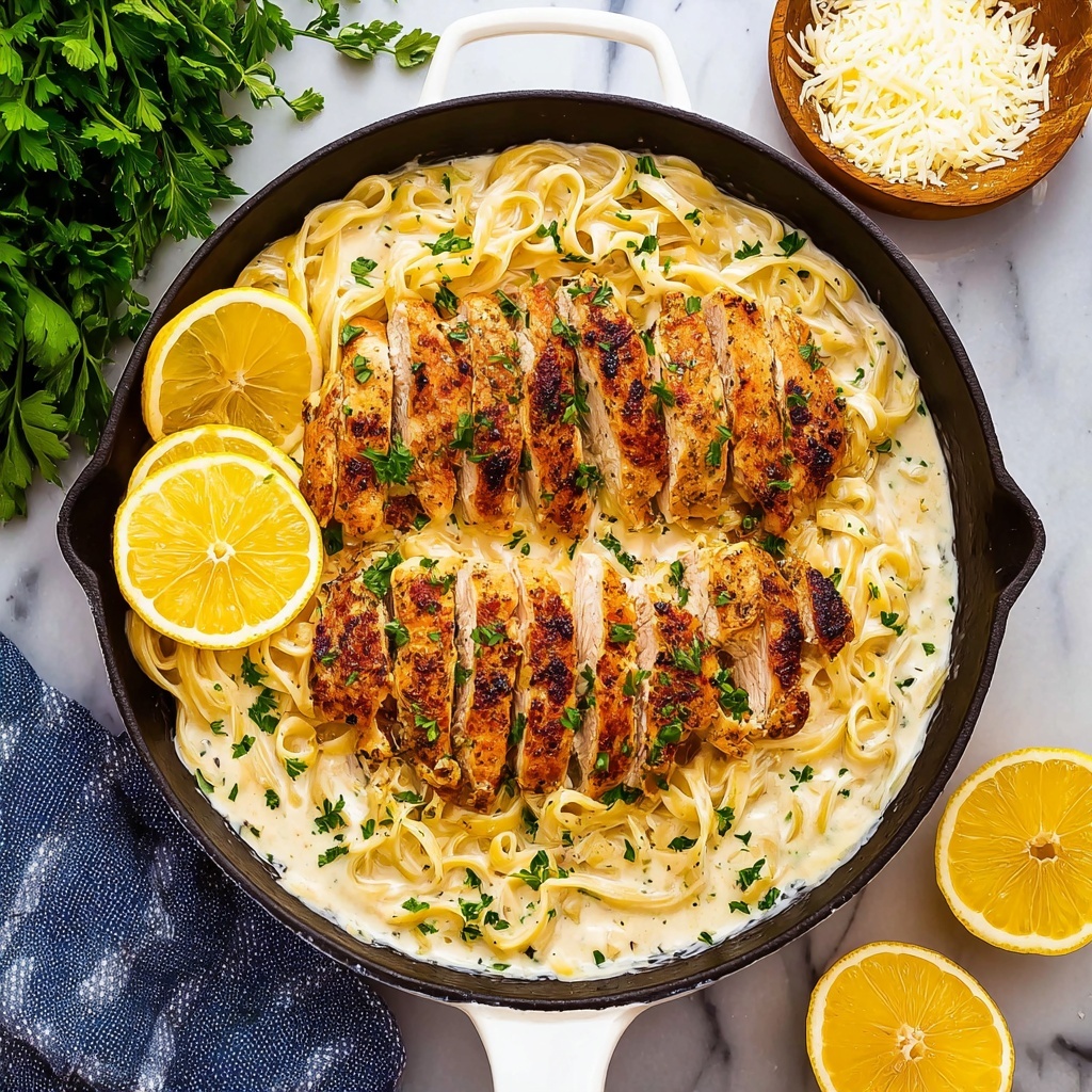 Lemon Chicken Pasta Recipe - Recipe Image