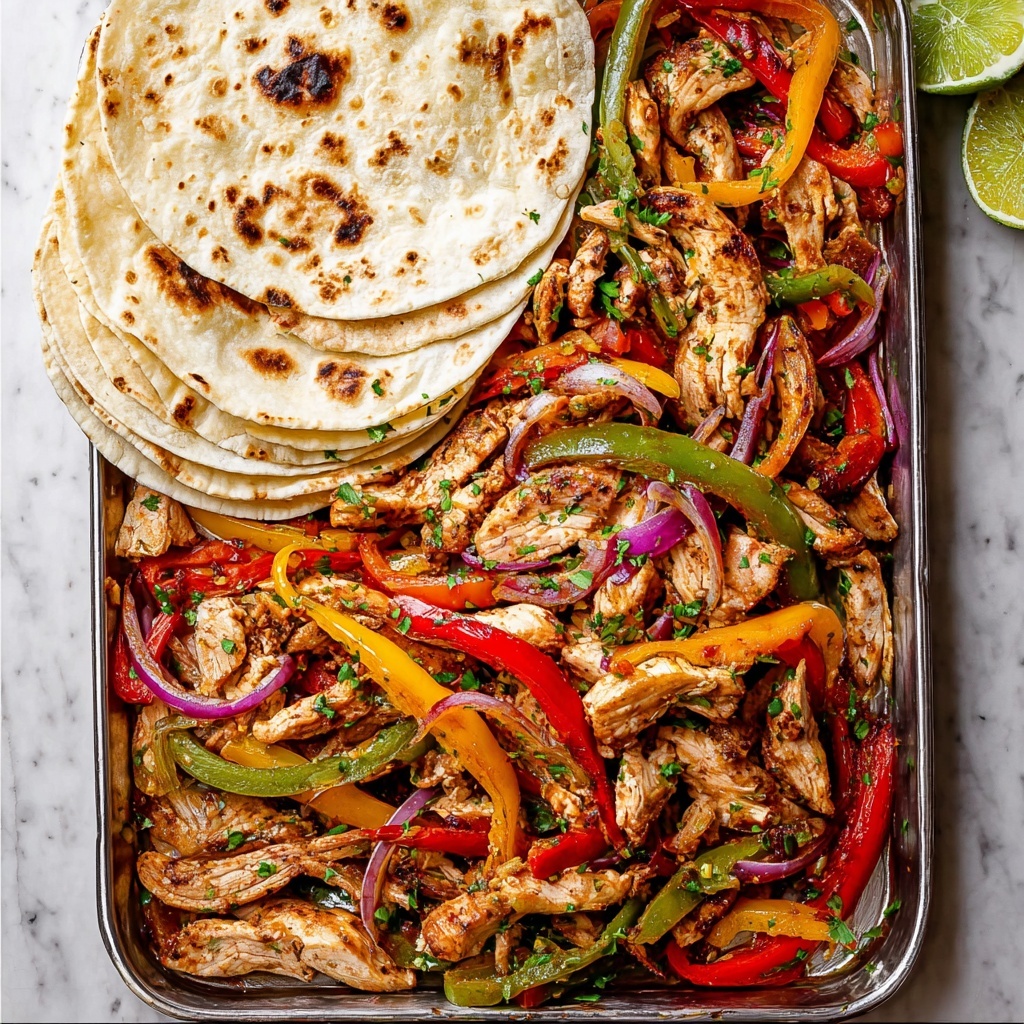 Sheet Pan Chicken Fajitas Recipe - Recipe Image