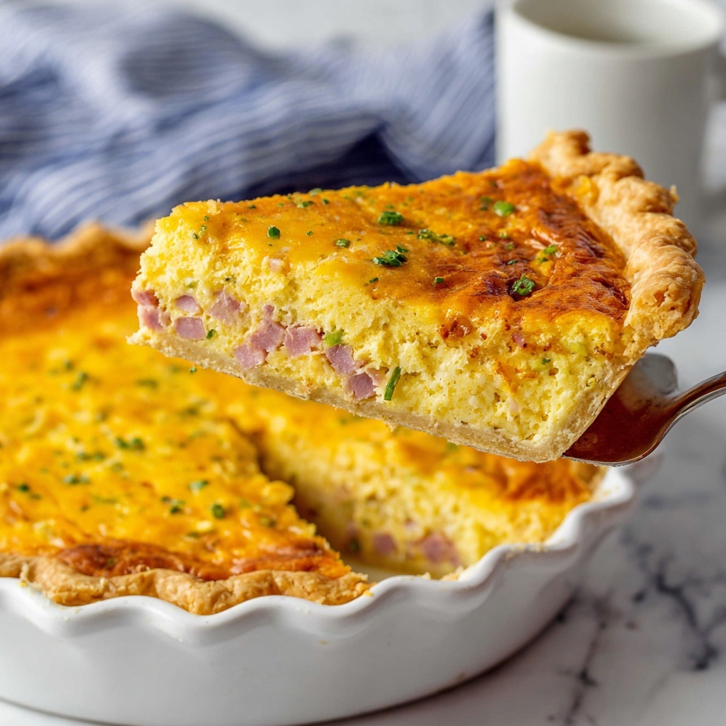 Ham and Cheese Quiche Recipe - Recipe Image