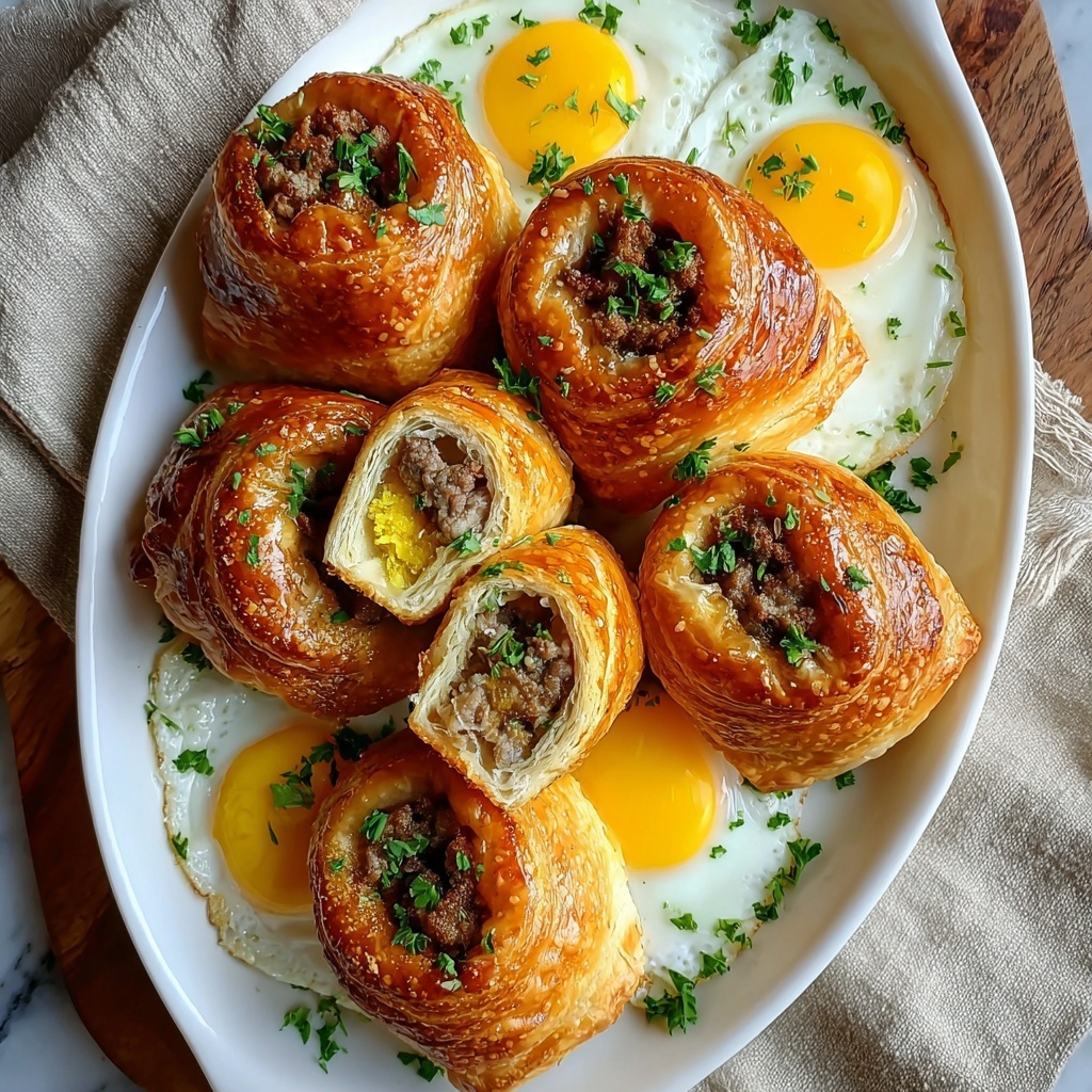 Sausage Egg Breakfast Rolls Recipe - Recipe Image