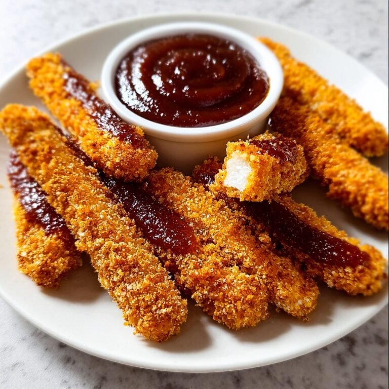 Crispy Honey BBQ Chicken Strips Recipe