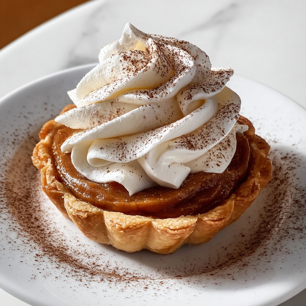 Apple Butter Pie with Cinnamon Whipped Cream Recipe - Recipe Image