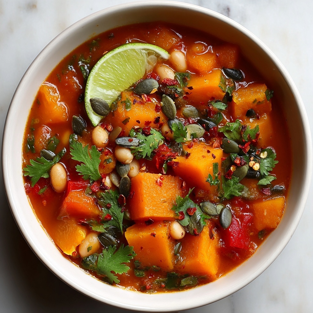 Butternut Squash Chili with White Beans Recipe - Recipe Image