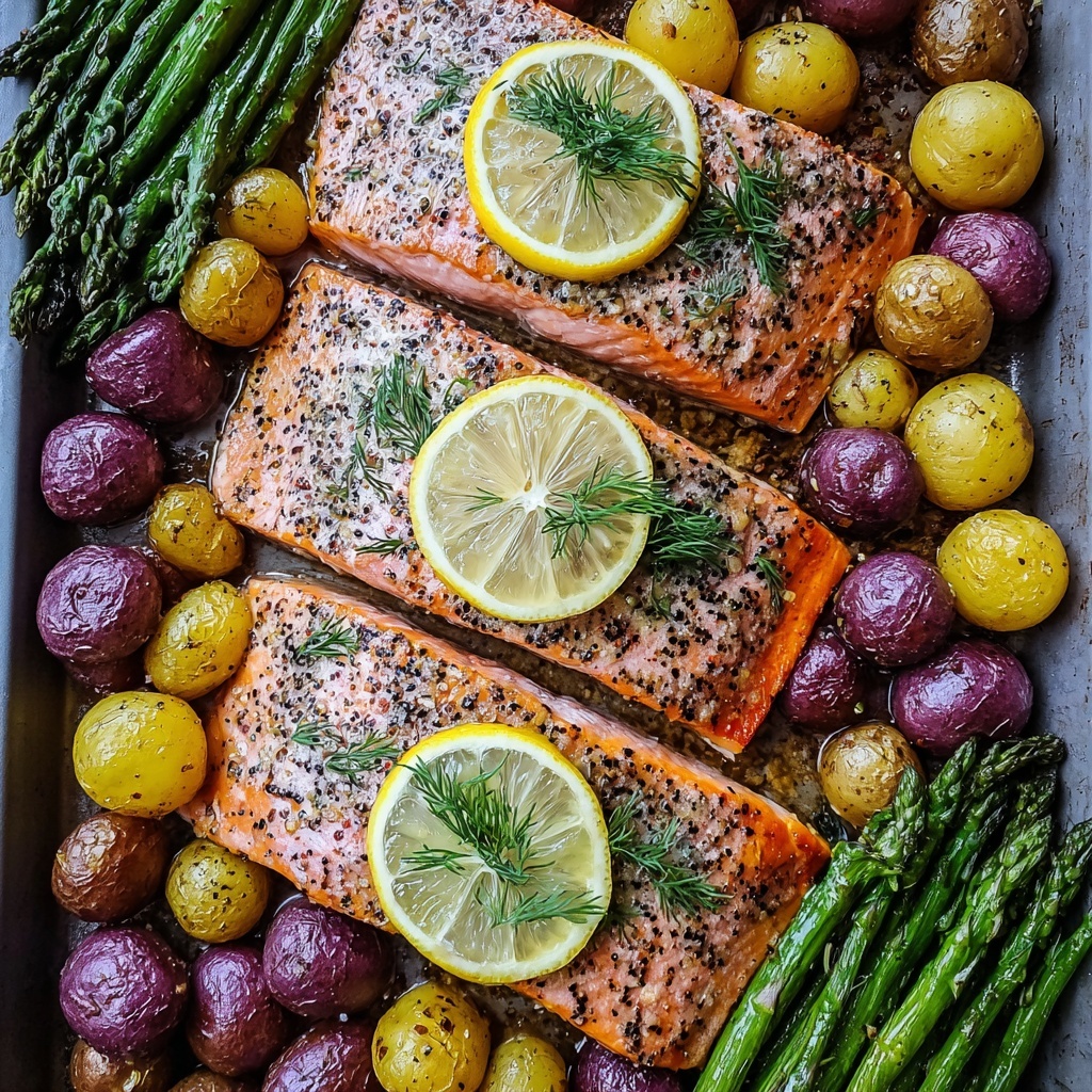 Everything Bagel Sheet Pan Salmon Recipe - Recipe Image