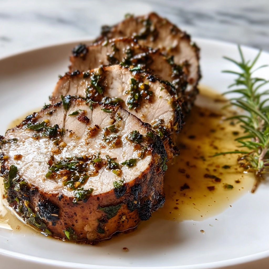Garlic Herb Pork Tenderloin Recipe - Recipe Image