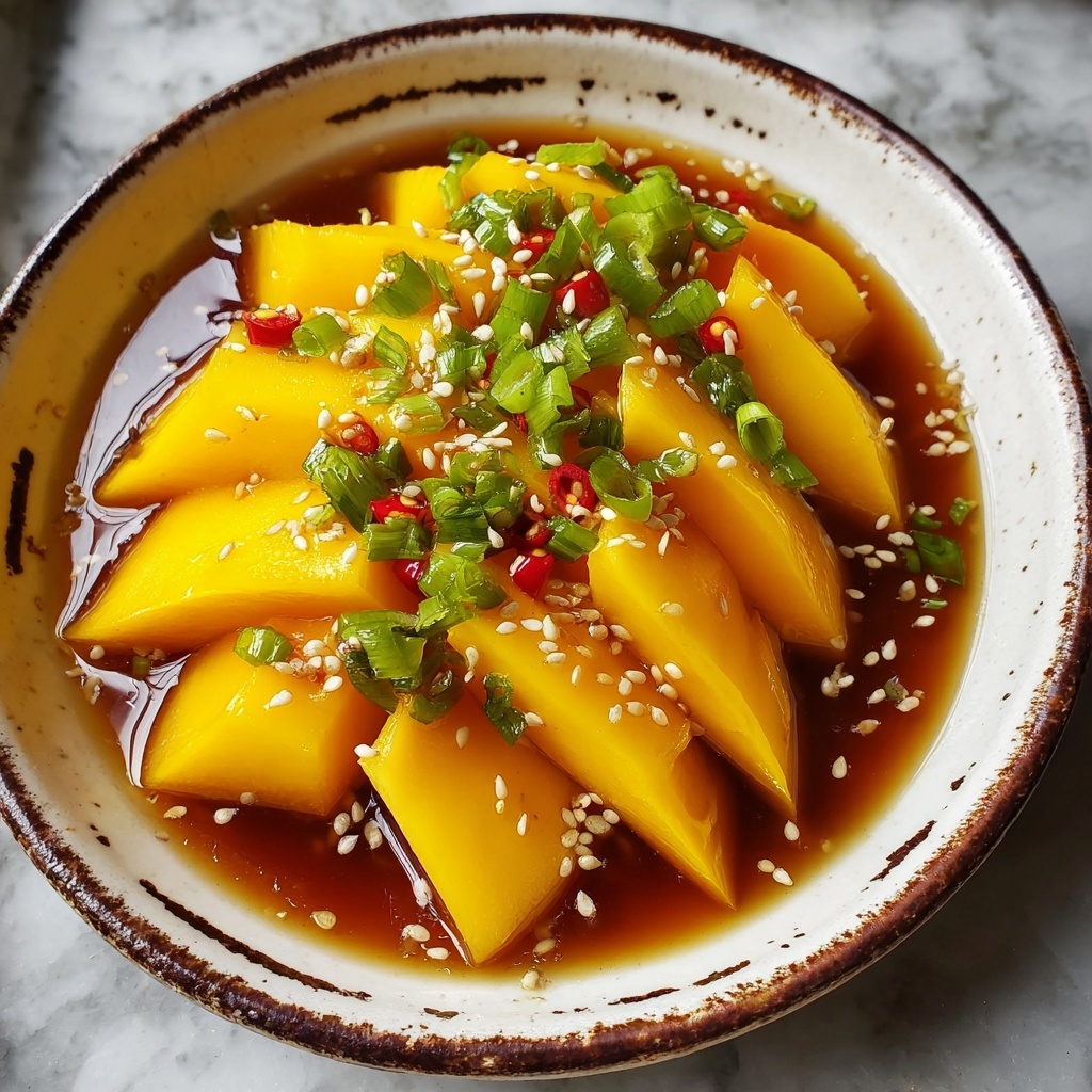 Homemade Mango Habanero Honey Garlic Sauce for Grilling Recipe - Recipe Image