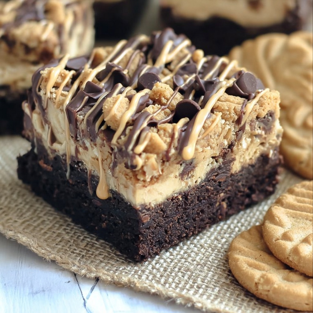 Nutter Butter Brownies Recipe - Recipe Image
