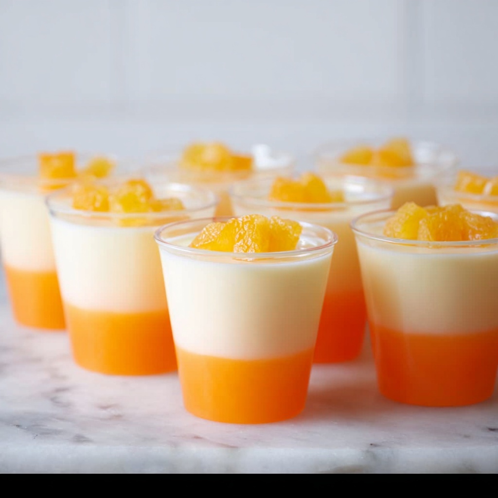 Peach Pie Jello Shots Recipe - Recipe Image