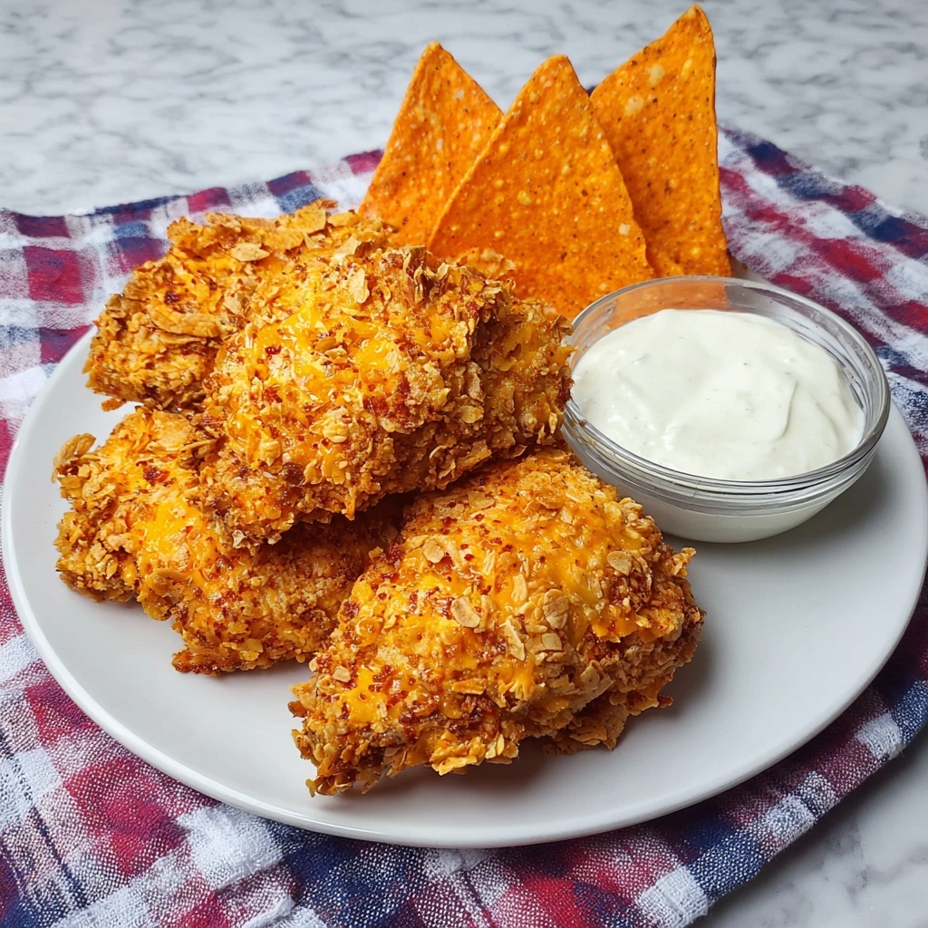 Doritos Air Fryer Chicken Tenders Recipe - Recipe Image