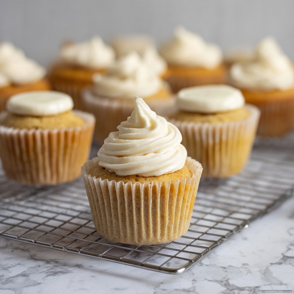 Banana Cream Cupcakes Recipe - Recipe Image