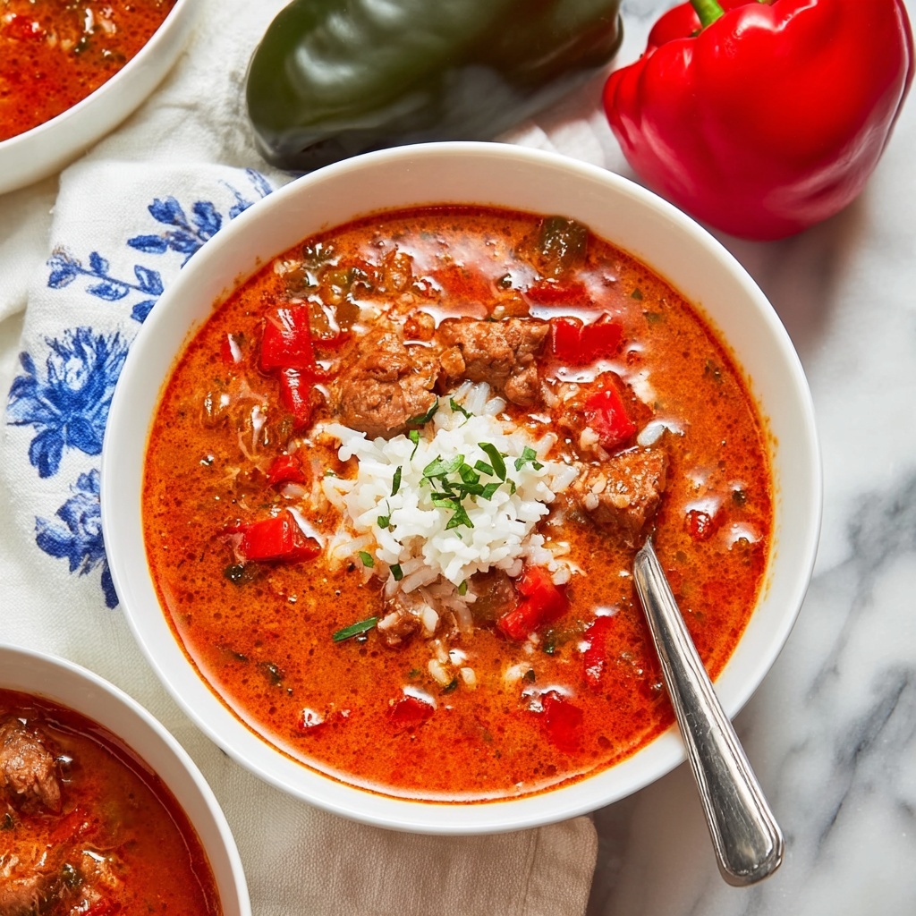 Instant Pot Stuffed Pepper Soup Recipe - Recipe Image