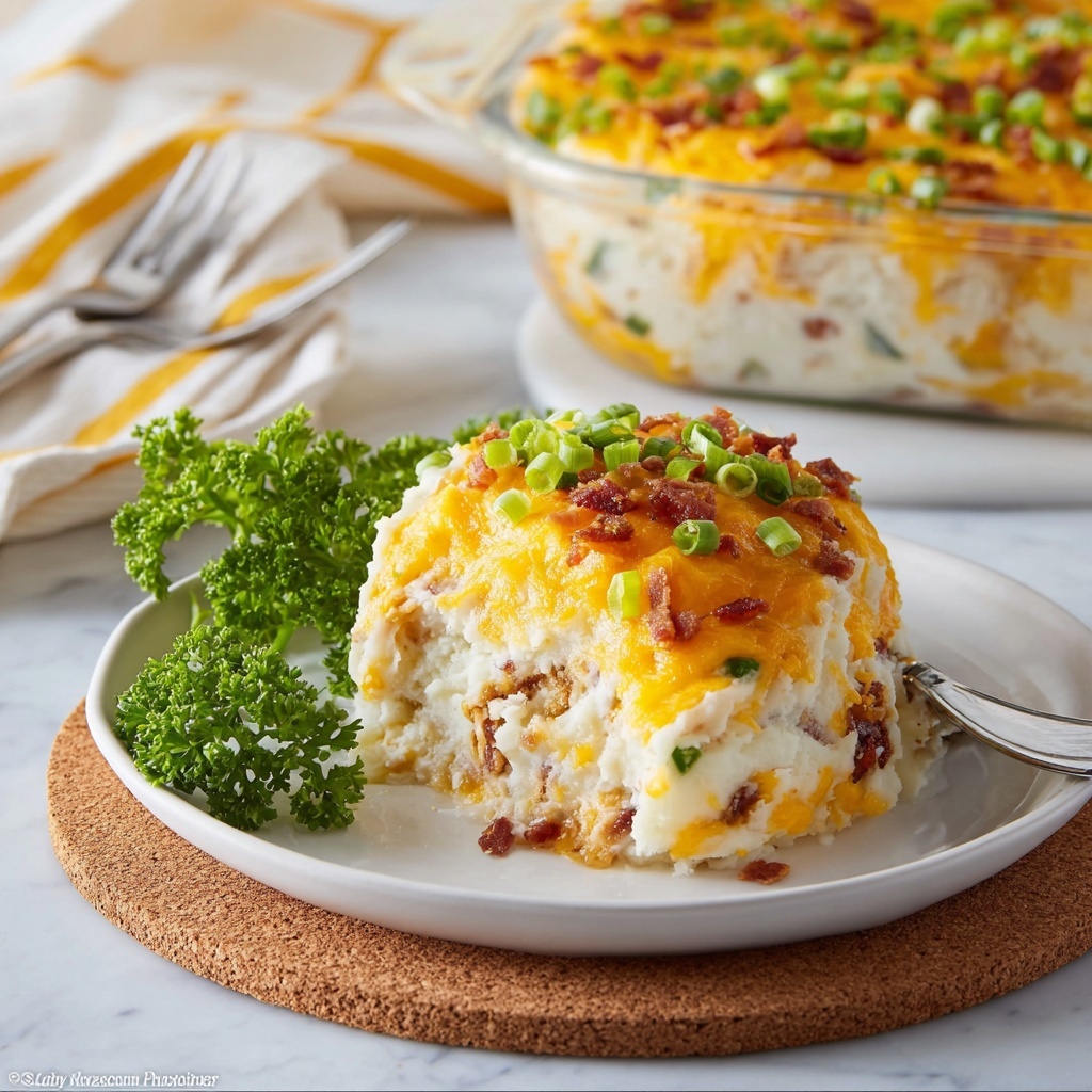 Twice Baked Potato Casserole Recipe - Recipe Image