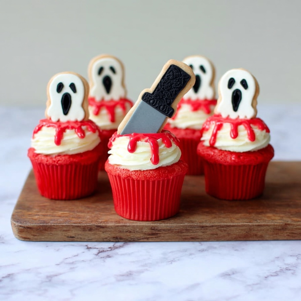 Scream Cupcakes Recipe - Recipe Image