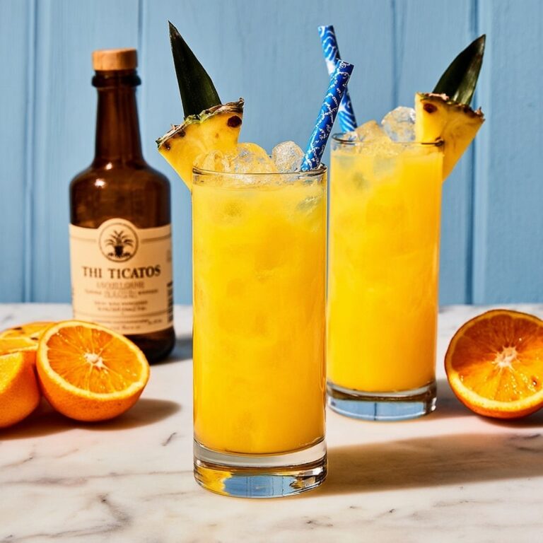 Pineapple Screwdriver Drink Recipe