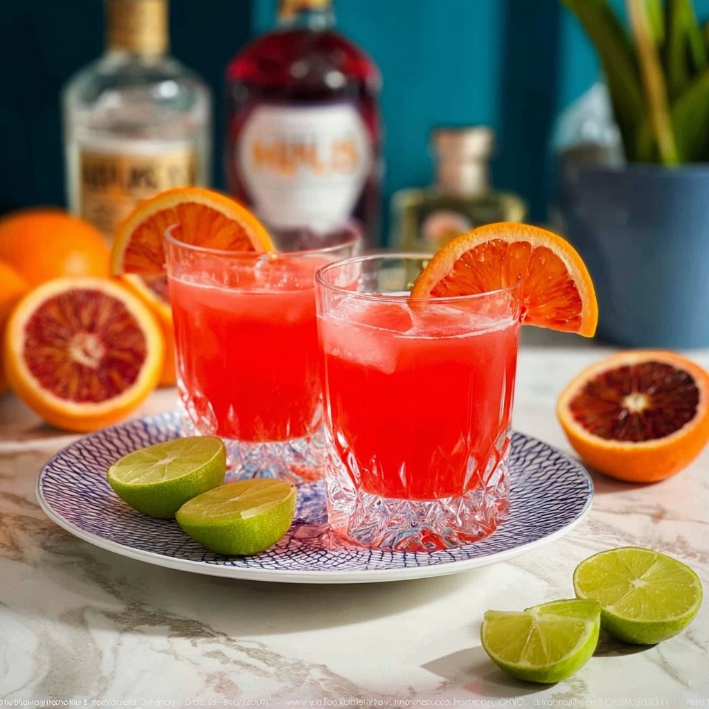 Blood Orange Martini Recipe - Recipe Image