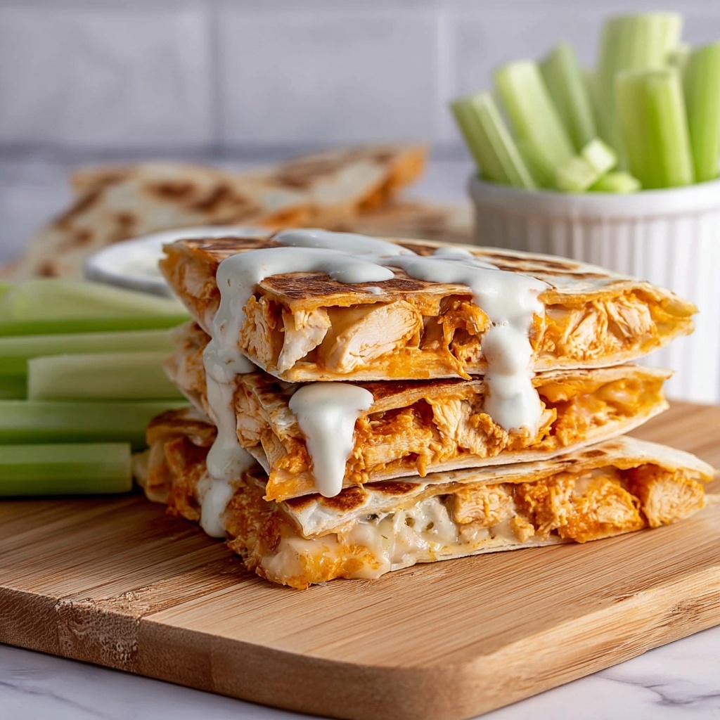 Buffalo Chicken Quesadillas Recipe - Recipe Image