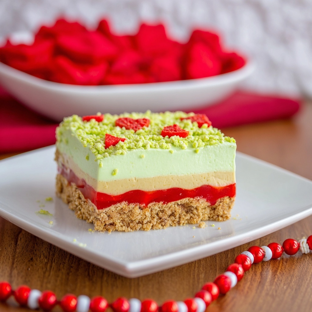 Grinch Cheesecake Lush Recipe - Recipe Image