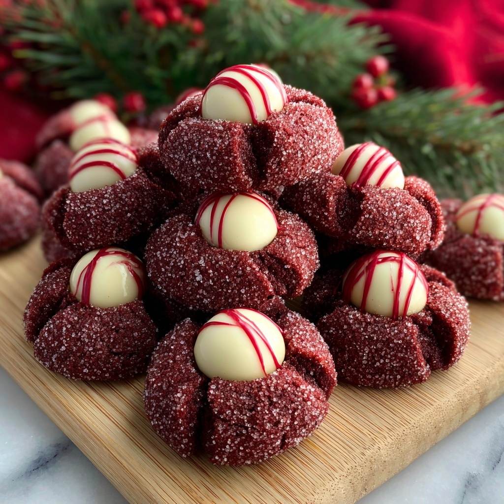 Red Velvet Kiss Cookies Recipe - Recipe Image