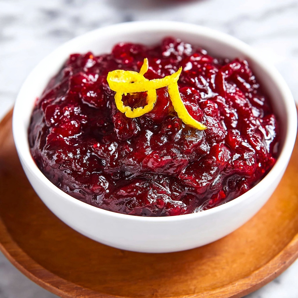 Homemade Cranberry Sauce Recipe - Recipe Image