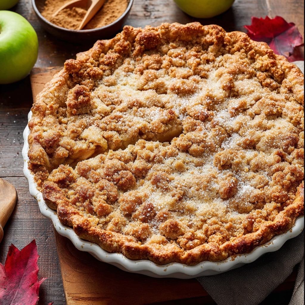 Dutch Apple Pie with Honeycrisp and Granny Smith Apples Recipe - Recipe Image