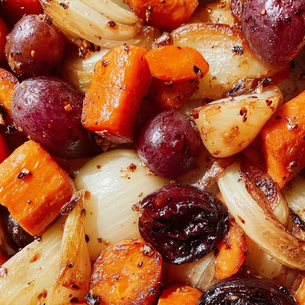 Savory Maple Dijon Roasted Carrots and Apples for Fall Recipe - Recipe Image