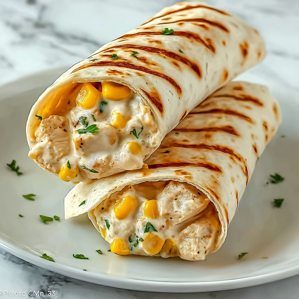 Quick Cheesy Chicken Wraps That Satisfy Your Cravings Recipe - Recipe Image