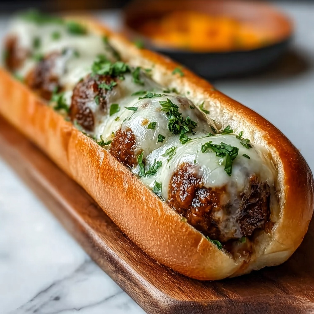 Amazing Baked Italian Sub Sandwiches for Cheesy Joy Recipe - Recipe Image