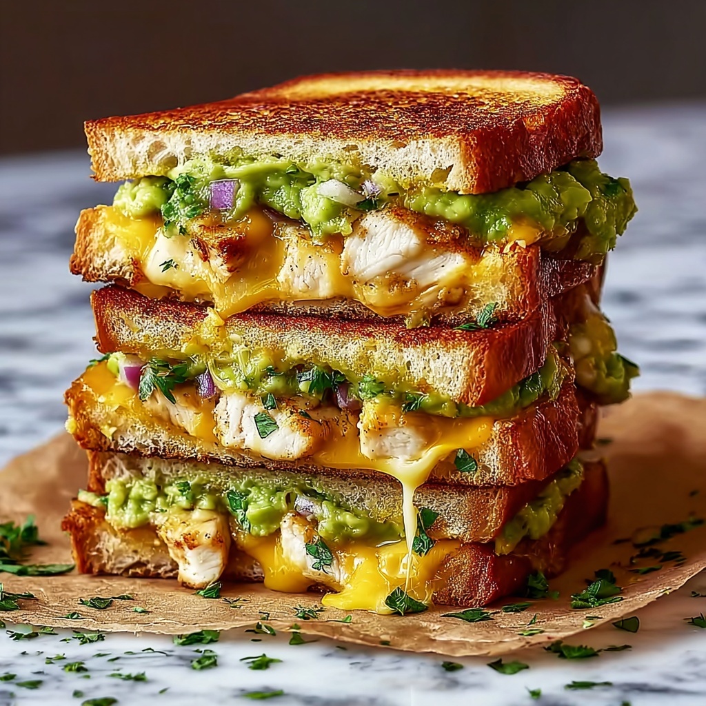 Irresistible Chicken Avocado Melt Sandwich in 30 Minutes Recipe - Recipe Image
