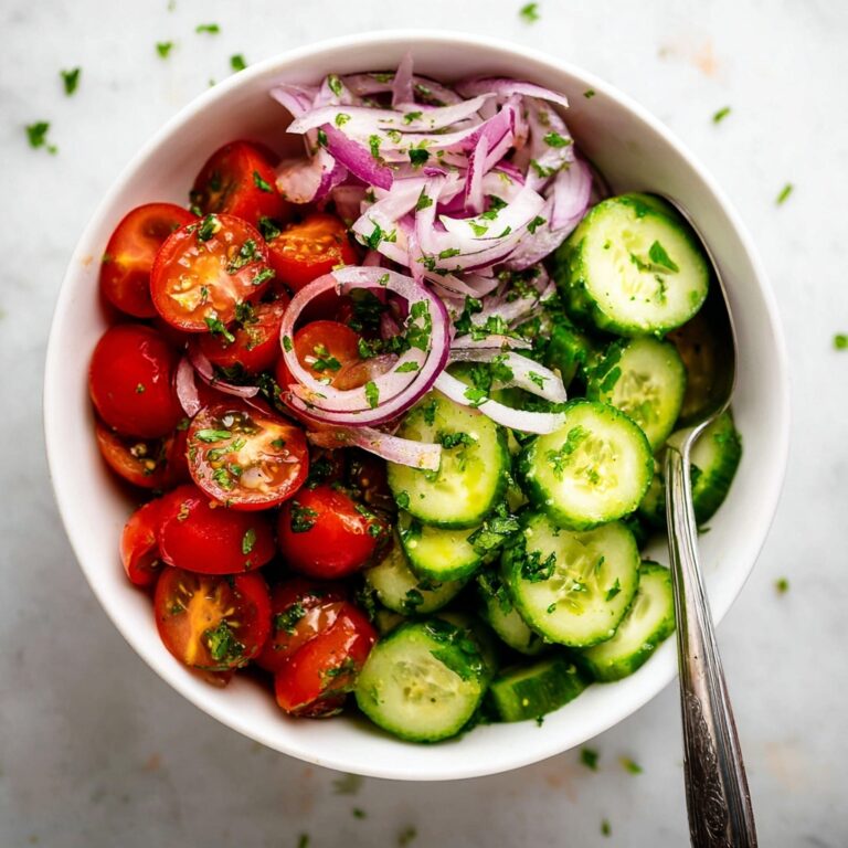Simple Tomato Cucumber Salad Recipe