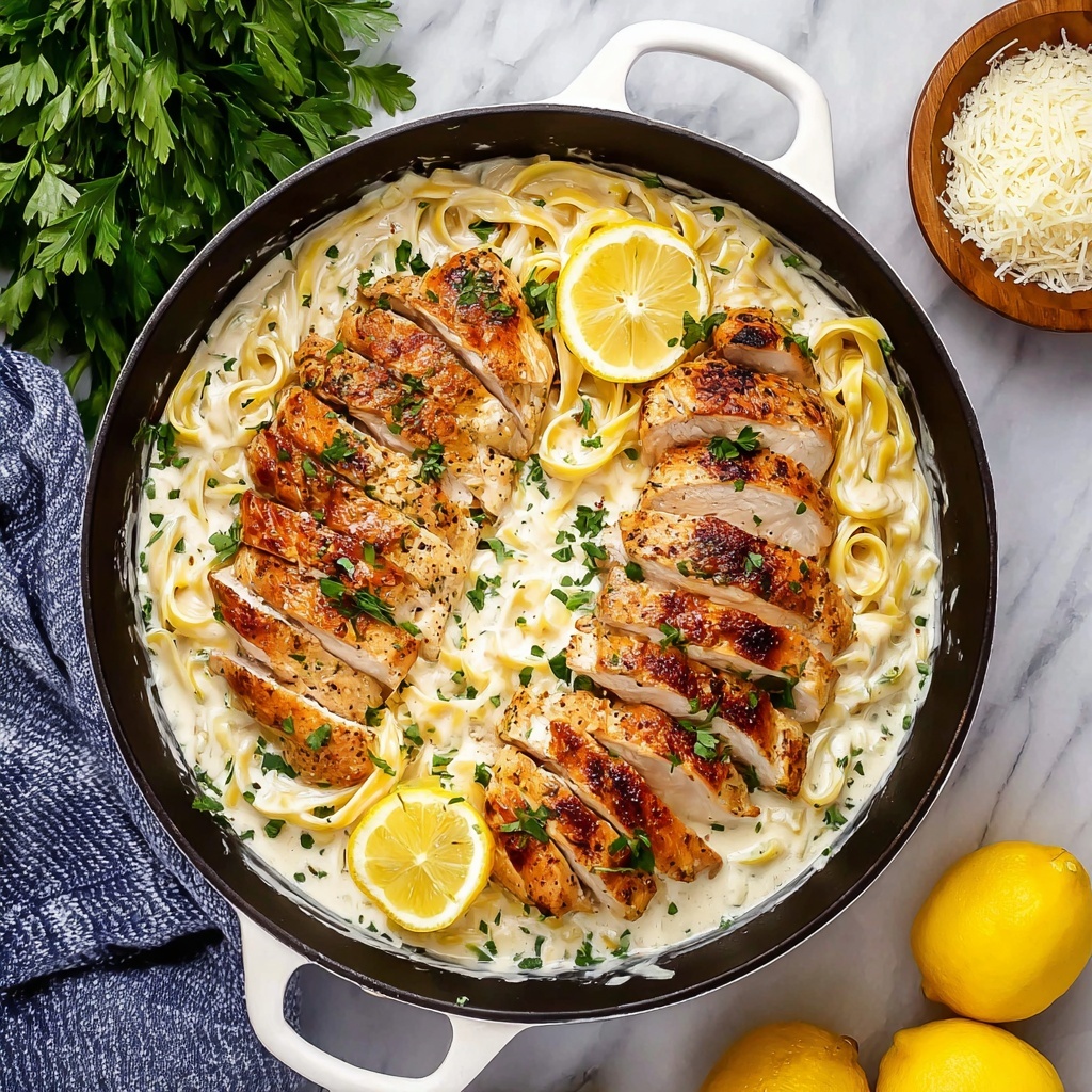 Lemon Chicken Pasta Recipe - Recipe Image
