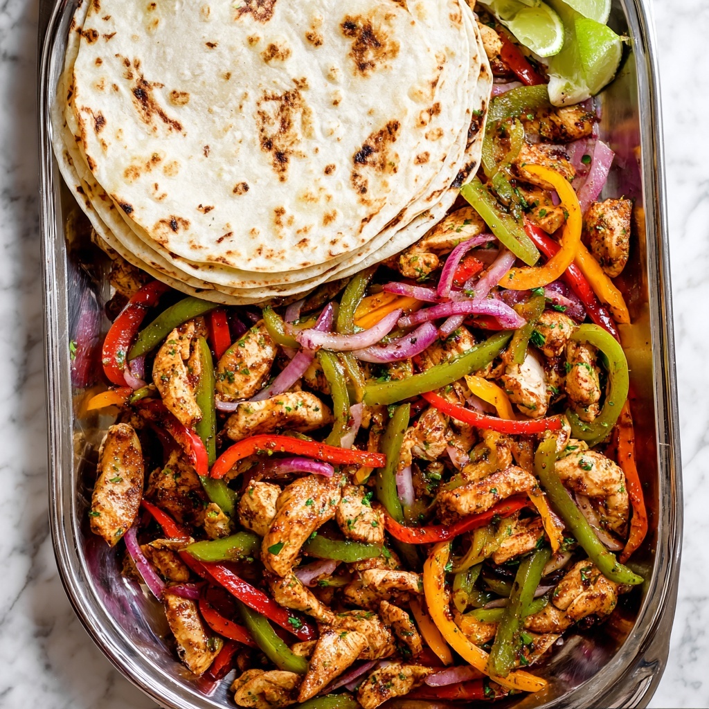 Sheet Pan Chicken Fajitas Recipe - Recipe Image