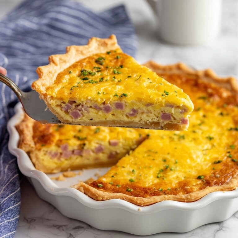 Ham and Cheese Quiche Recipe