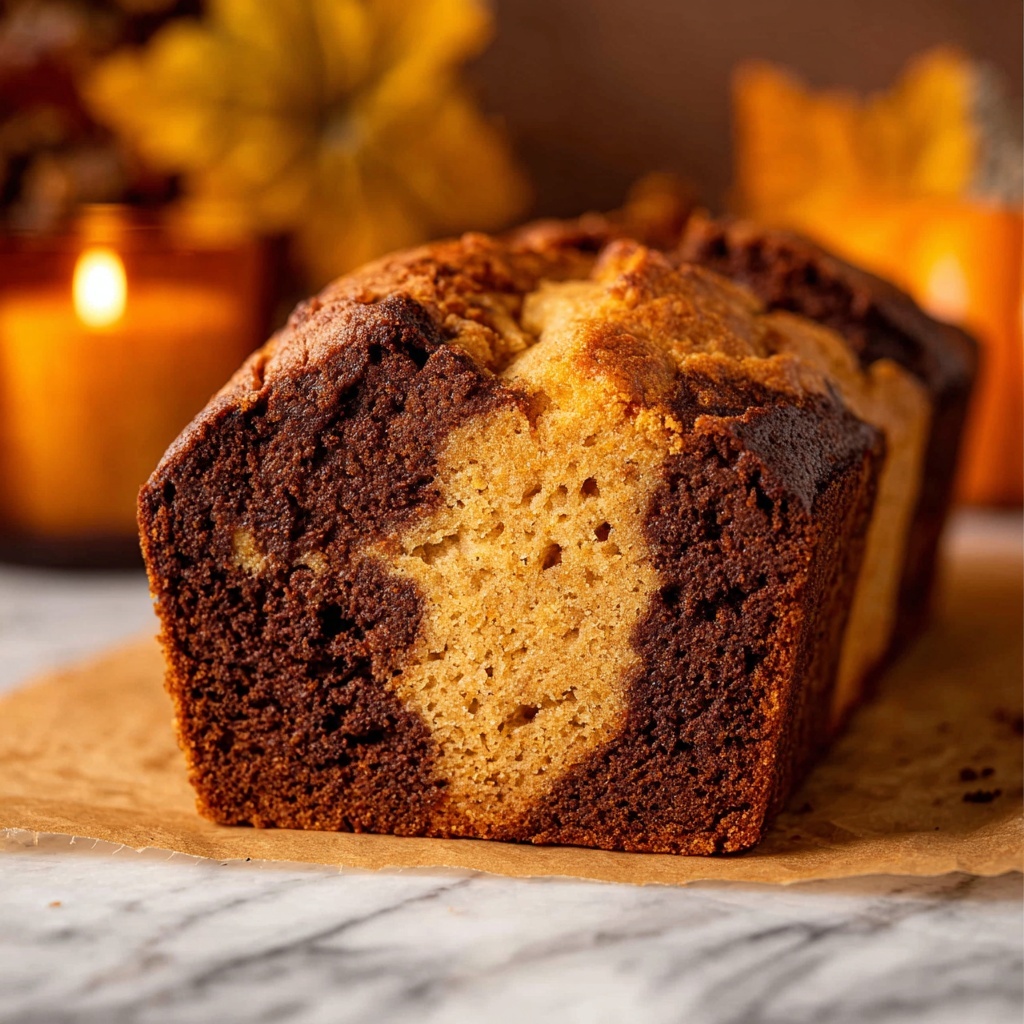 Twilight Swirl Pumpkin Bread Recipe - Recipe Image