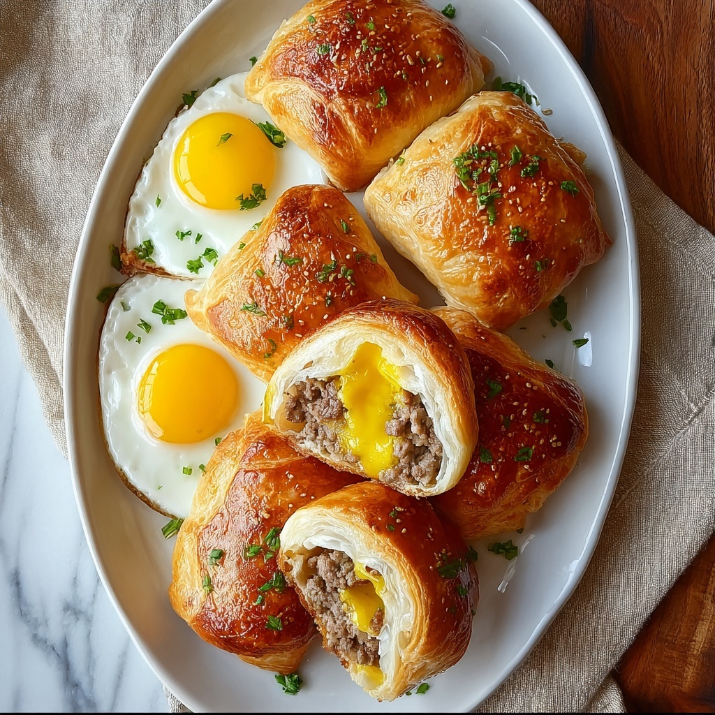 Sausage Egg Breakfast Rolls Recipe - Recipe Image