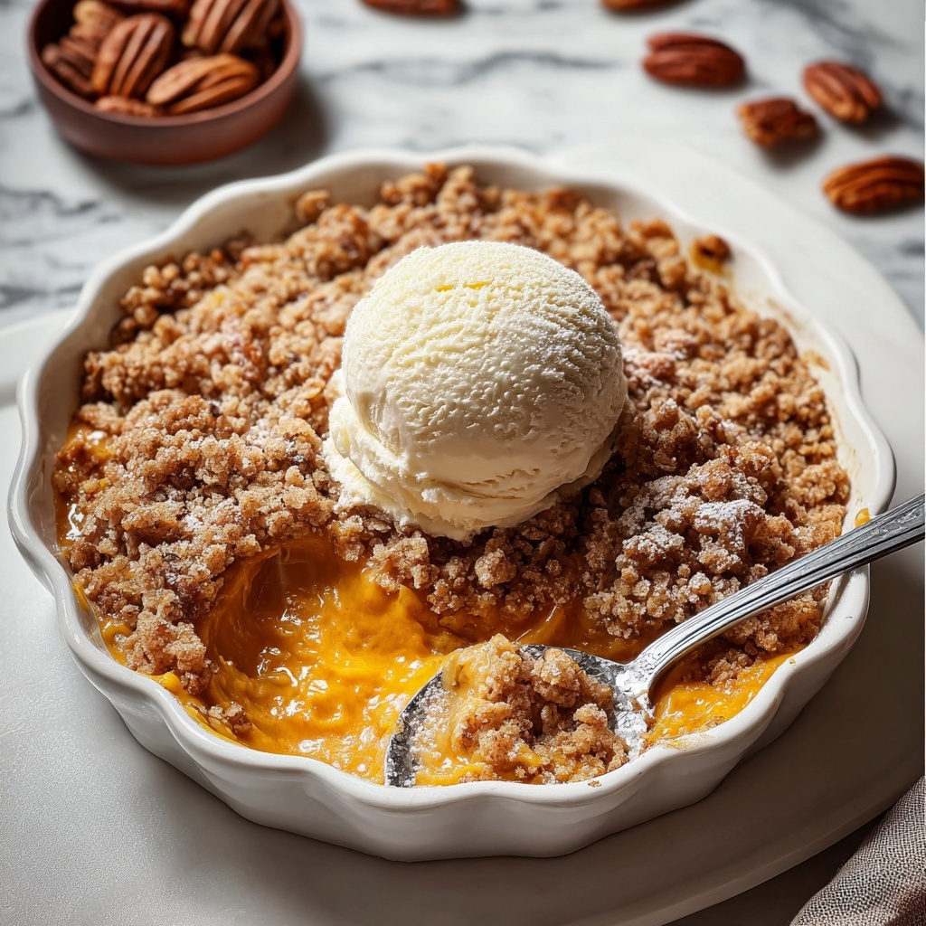 Pumpkin Pie Crisp Recipe - Recipe Image