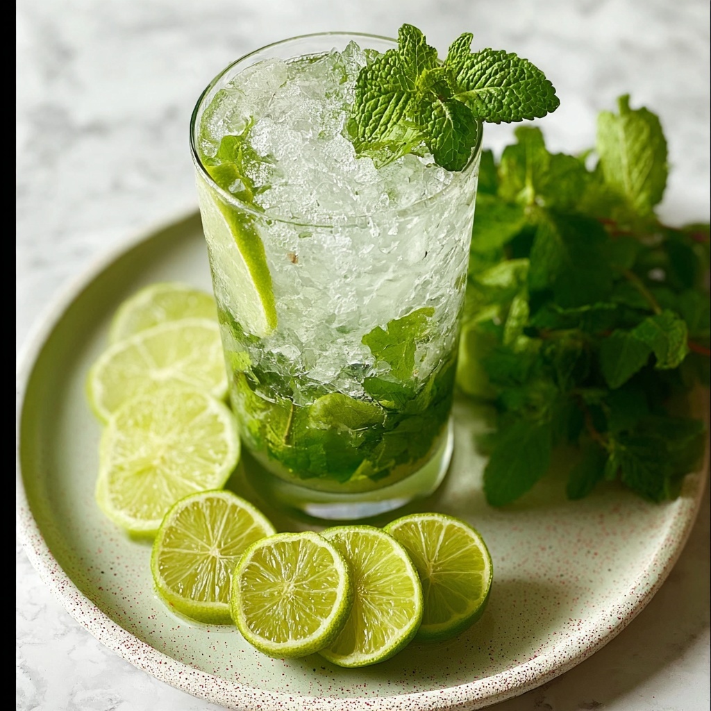 White Christmas Mojito Recipe - Recipe Image