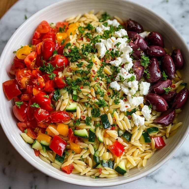 Hearty Mediterranean Lemon-Orzo Dinner Recipe